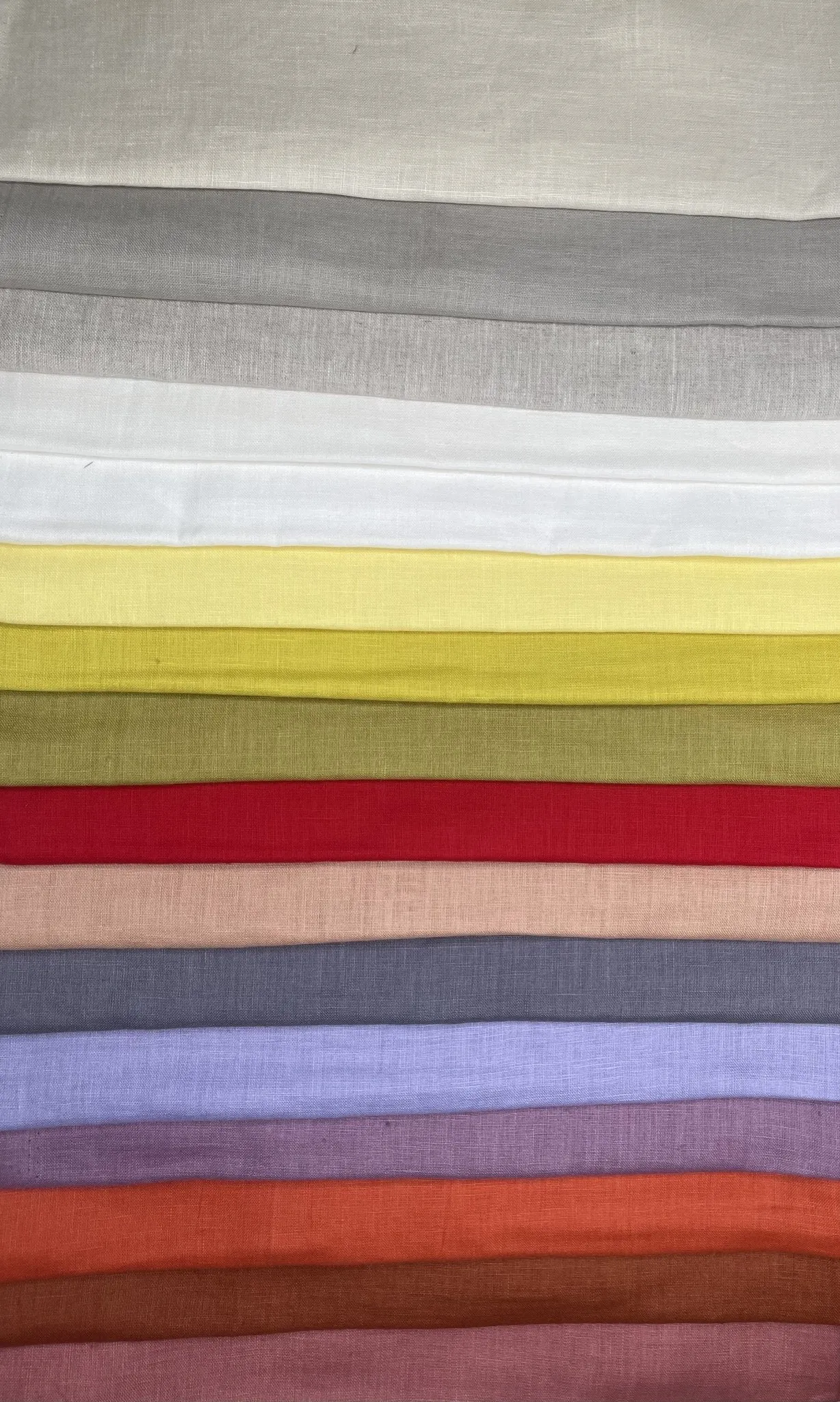 100% Pure  Linen Stone Washed Fabric