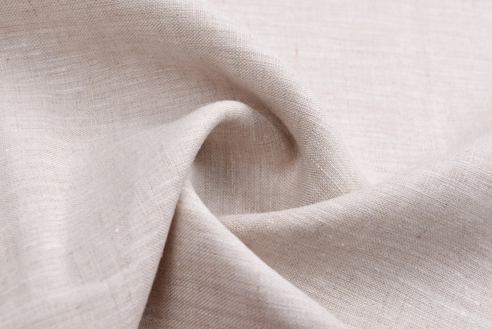 100% Pure  Linen Stone Washed Fabric