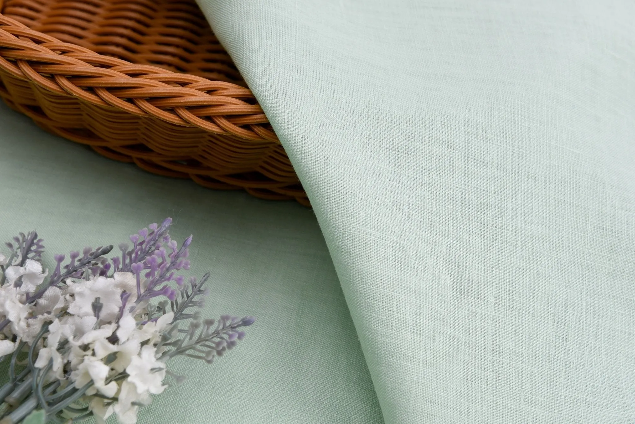 100% Pure  Linen Stone Washed Fabric