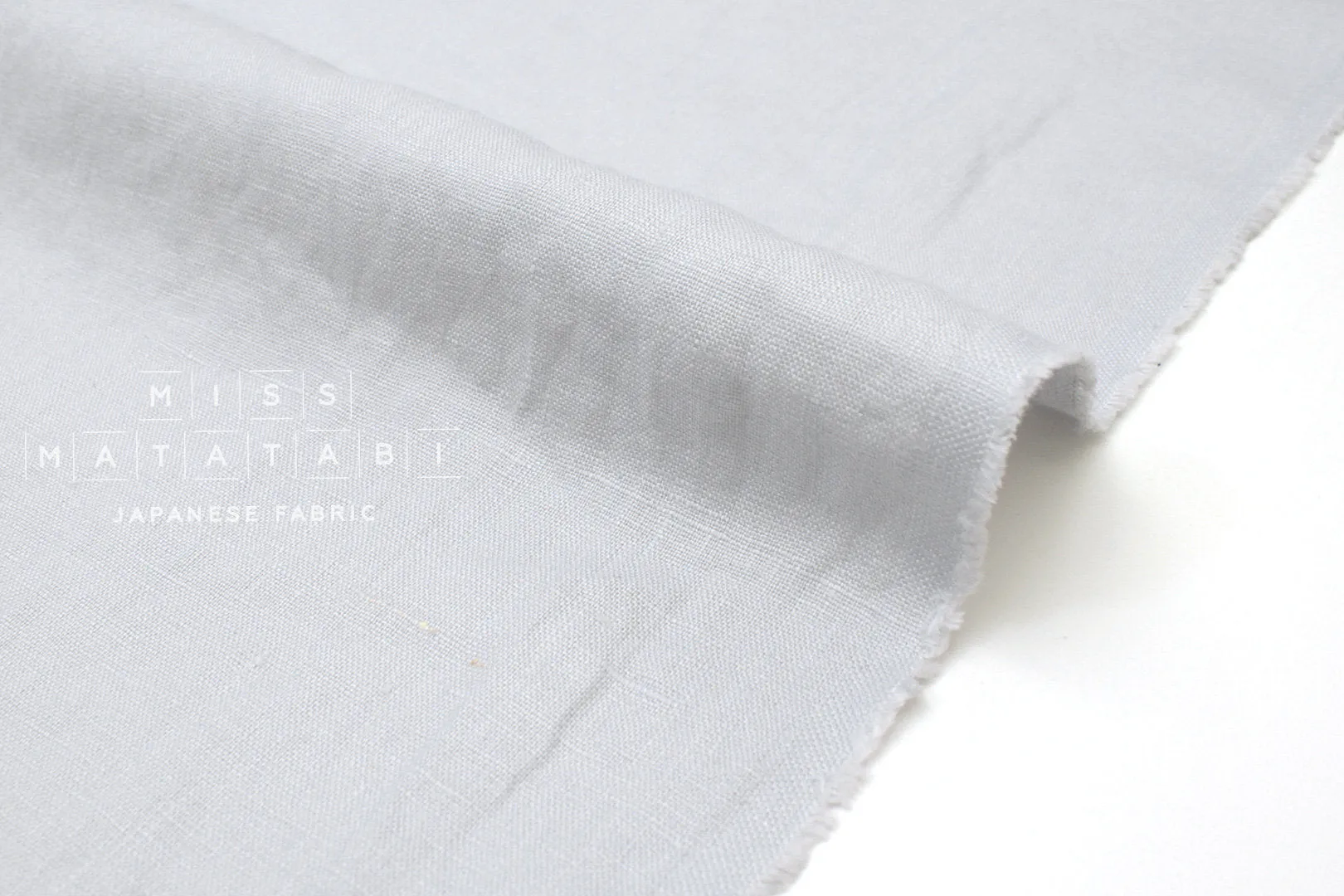 100% washed linen - light grey