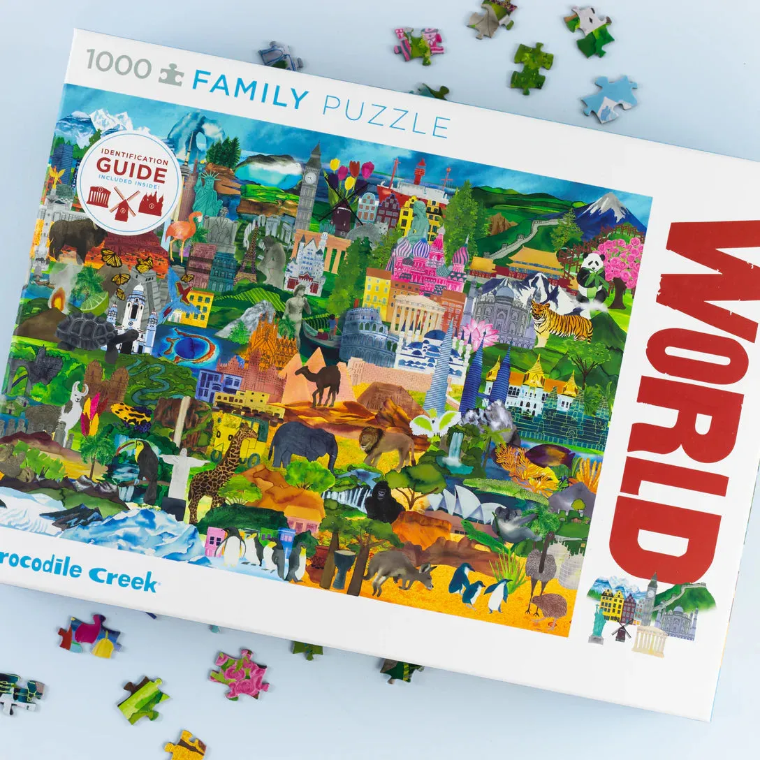 1000pc Boxed Puzzle World Collage