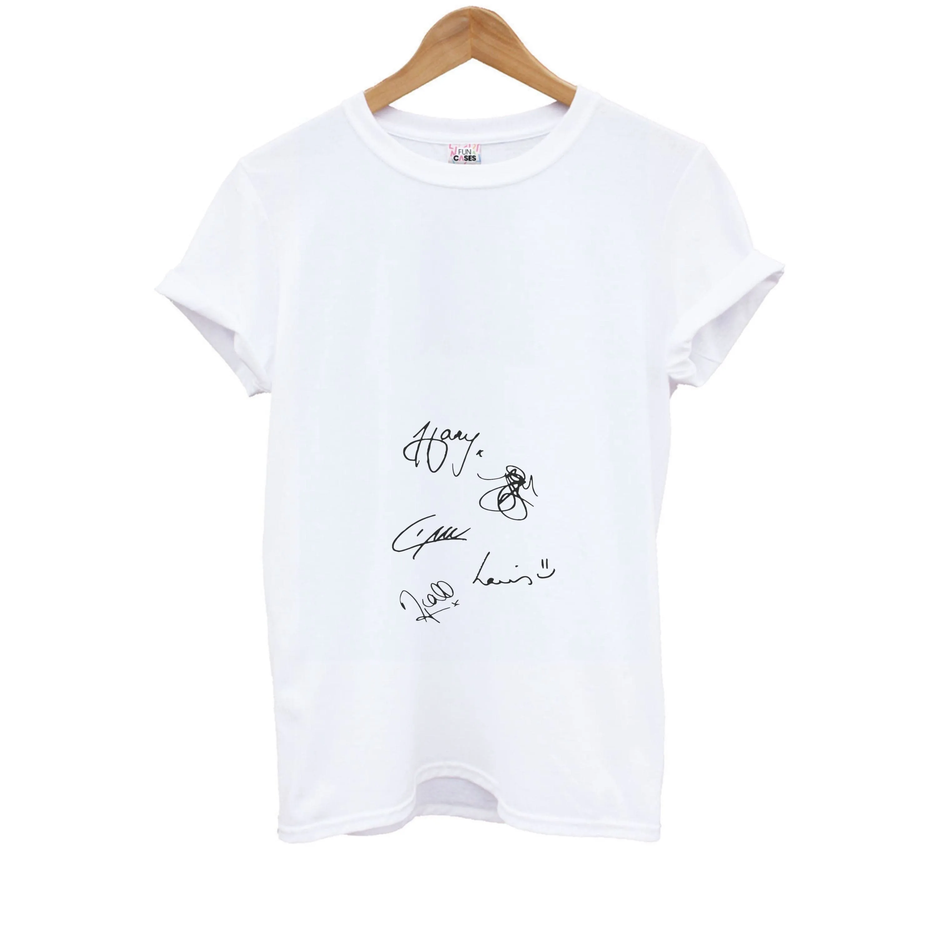 1D Signatures Kids T-Shirt