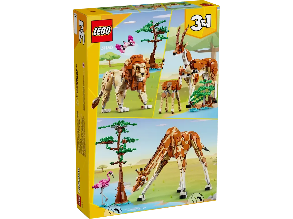 31150 LEGO CREATOR WILD SAFARI ANIMALS