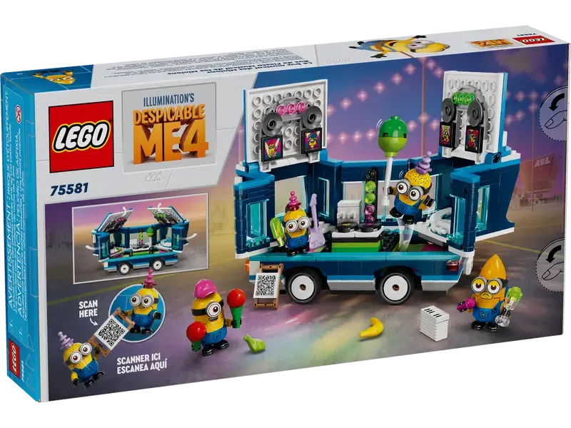 75581 LEGO Despicable Me 4 Minions' Music Party Bus