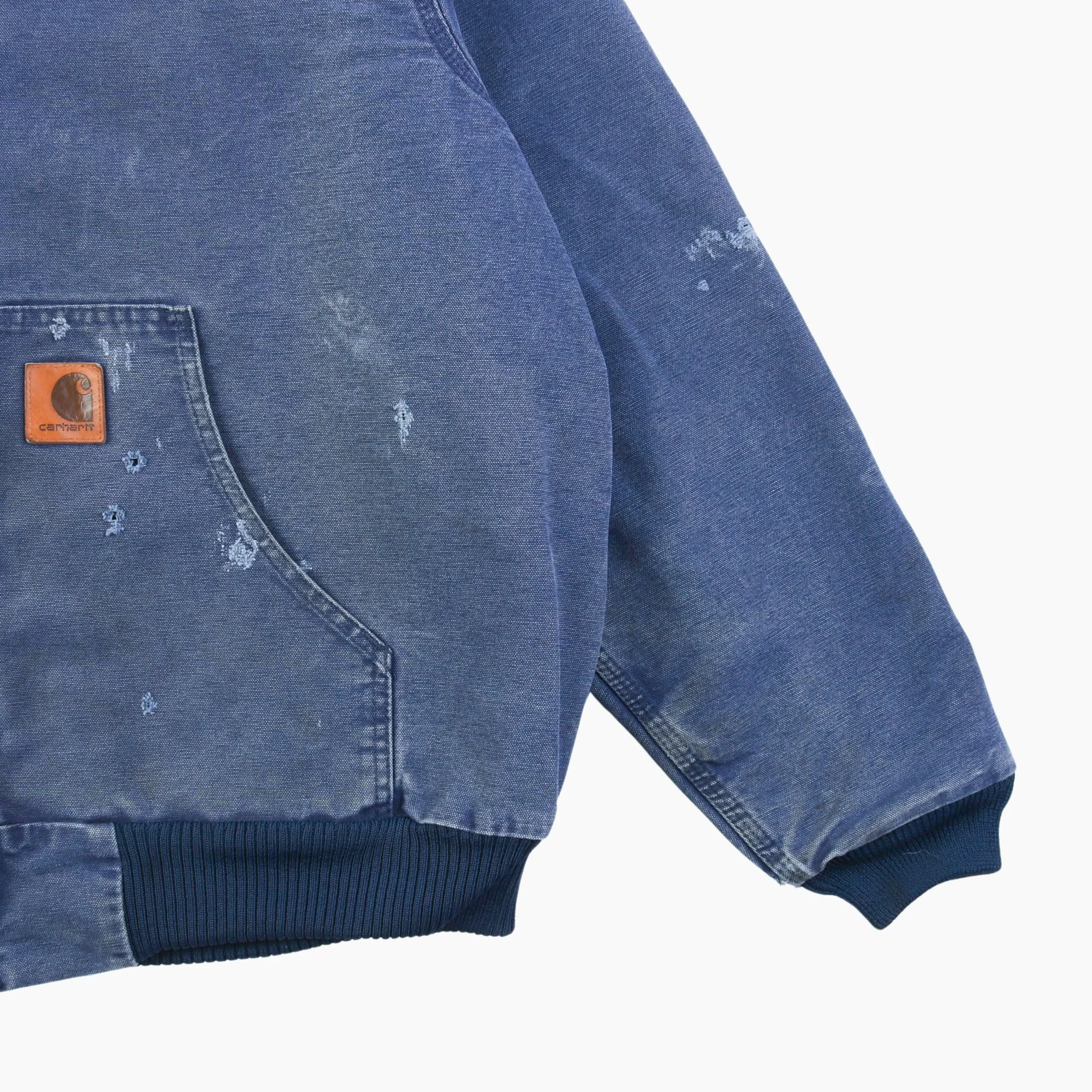 Active Hooded Jacket - Washed Blue