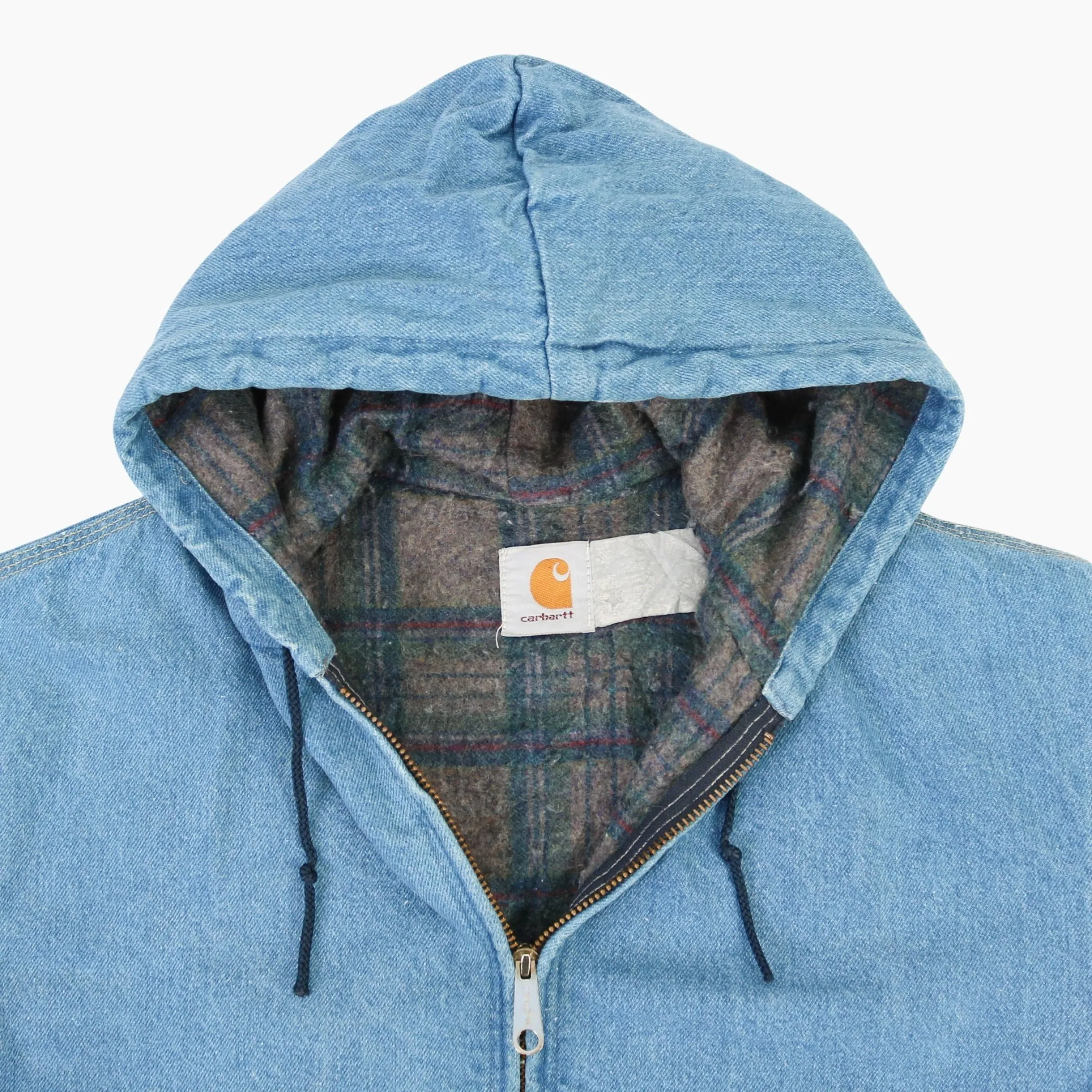 Active Hooded Jacket - Washed Denim