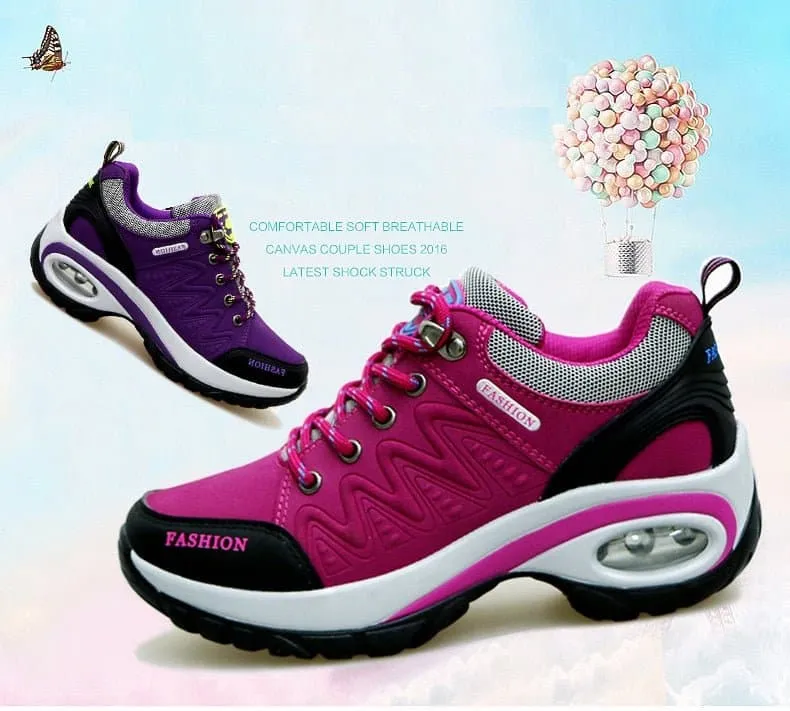 Air Cushion Athletic Walking Shoes - Comfortable, Breathable, Height-Increasing