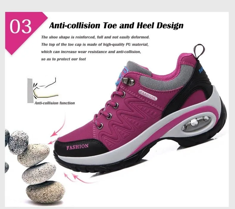 Air Cushion Athletic Walking Shoes - Comfortable, Breathable, Height-Increasing