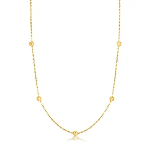 Ania Haie 14kt Gold Beaded Necklace