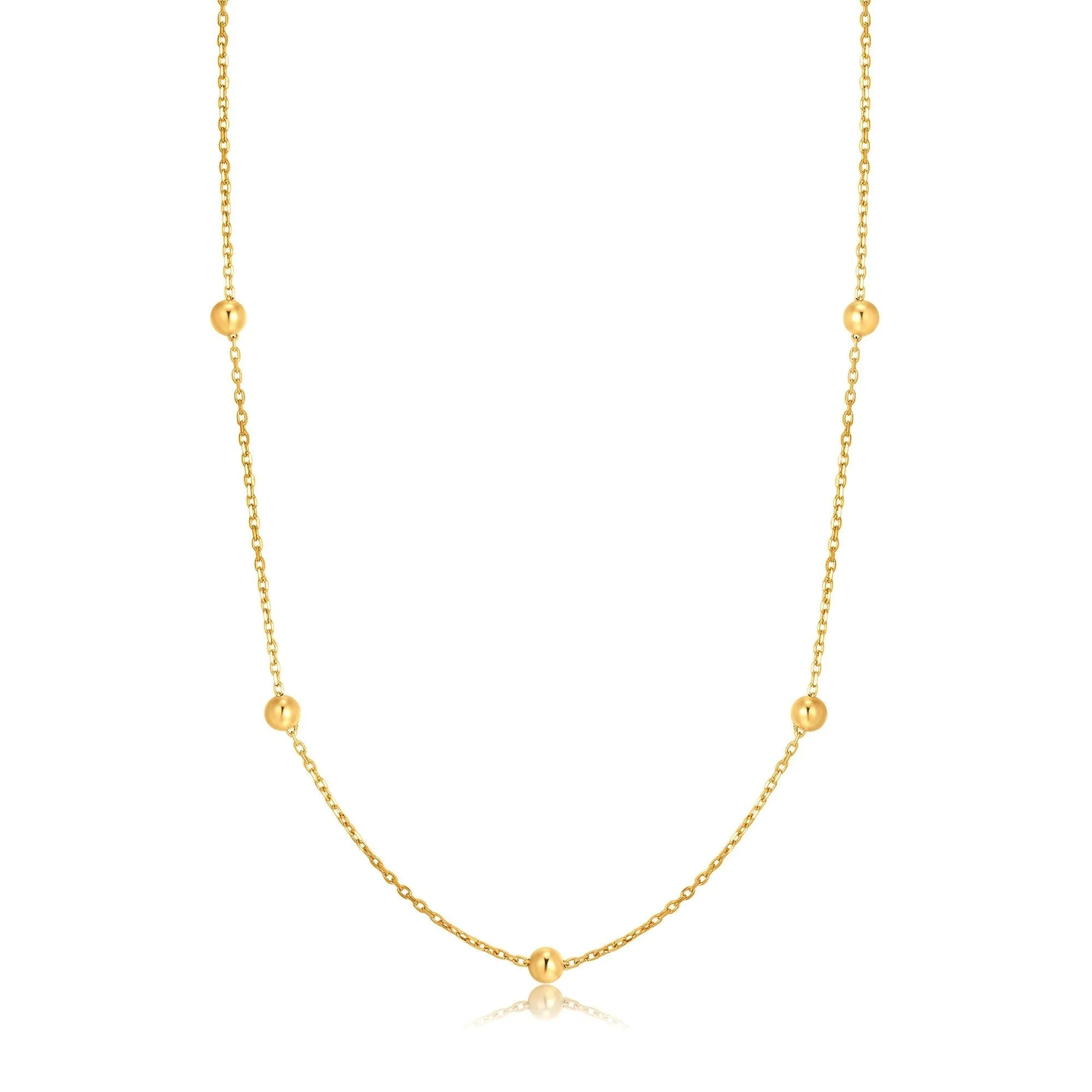 Ania Haie 14kt Gold Beaded Necklace