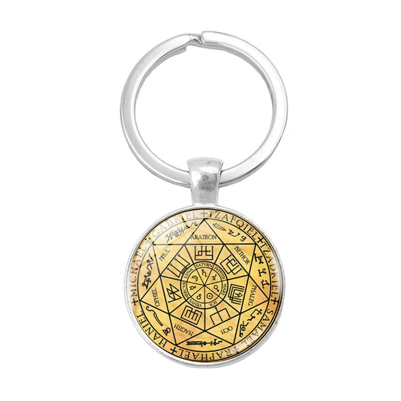 Archangel Michael - Seal Symbols Keychain