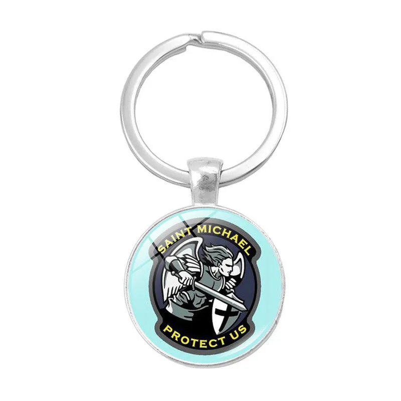 Archangel Michael - Seal Symbols Keychain