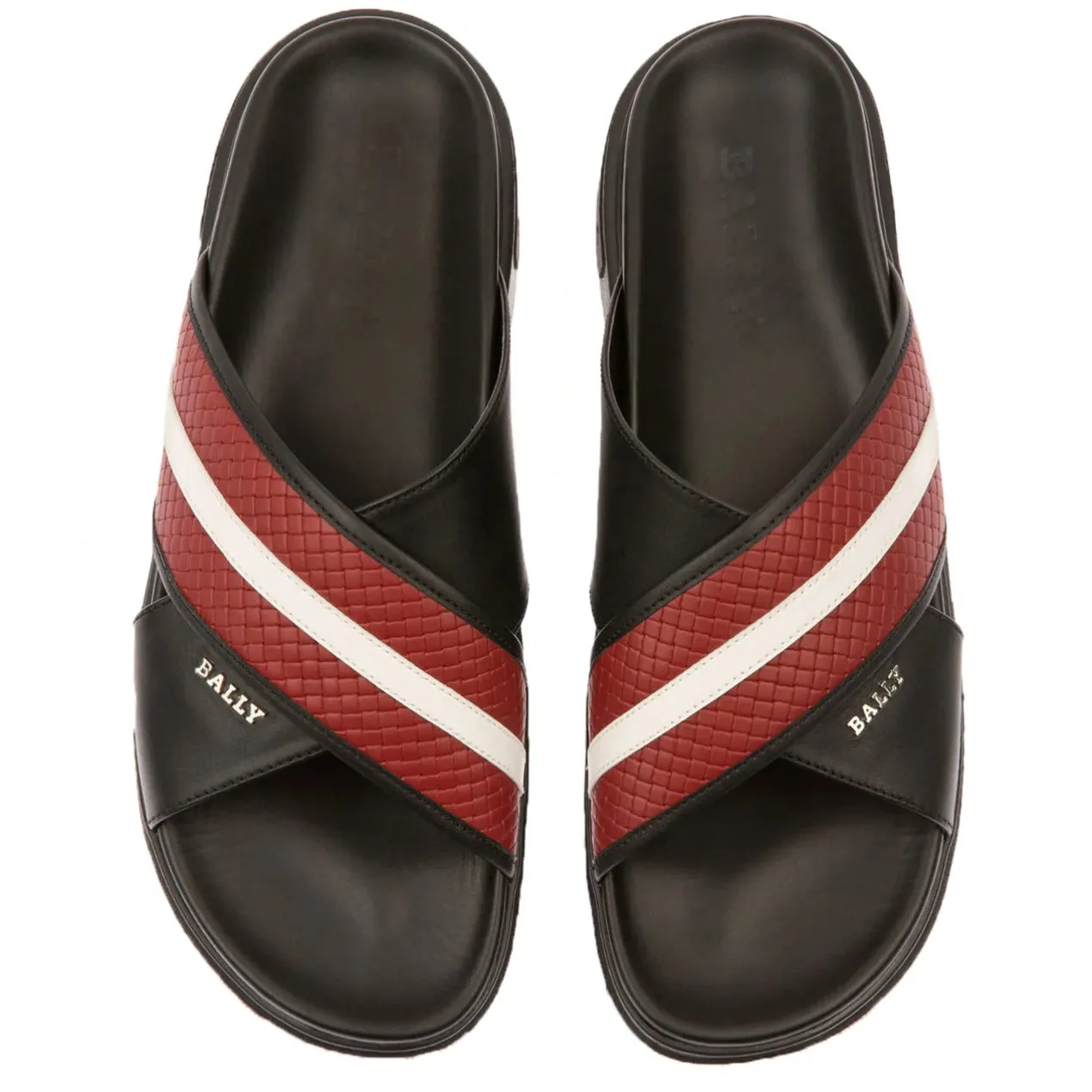 Bally Jarko Black/Red Slides