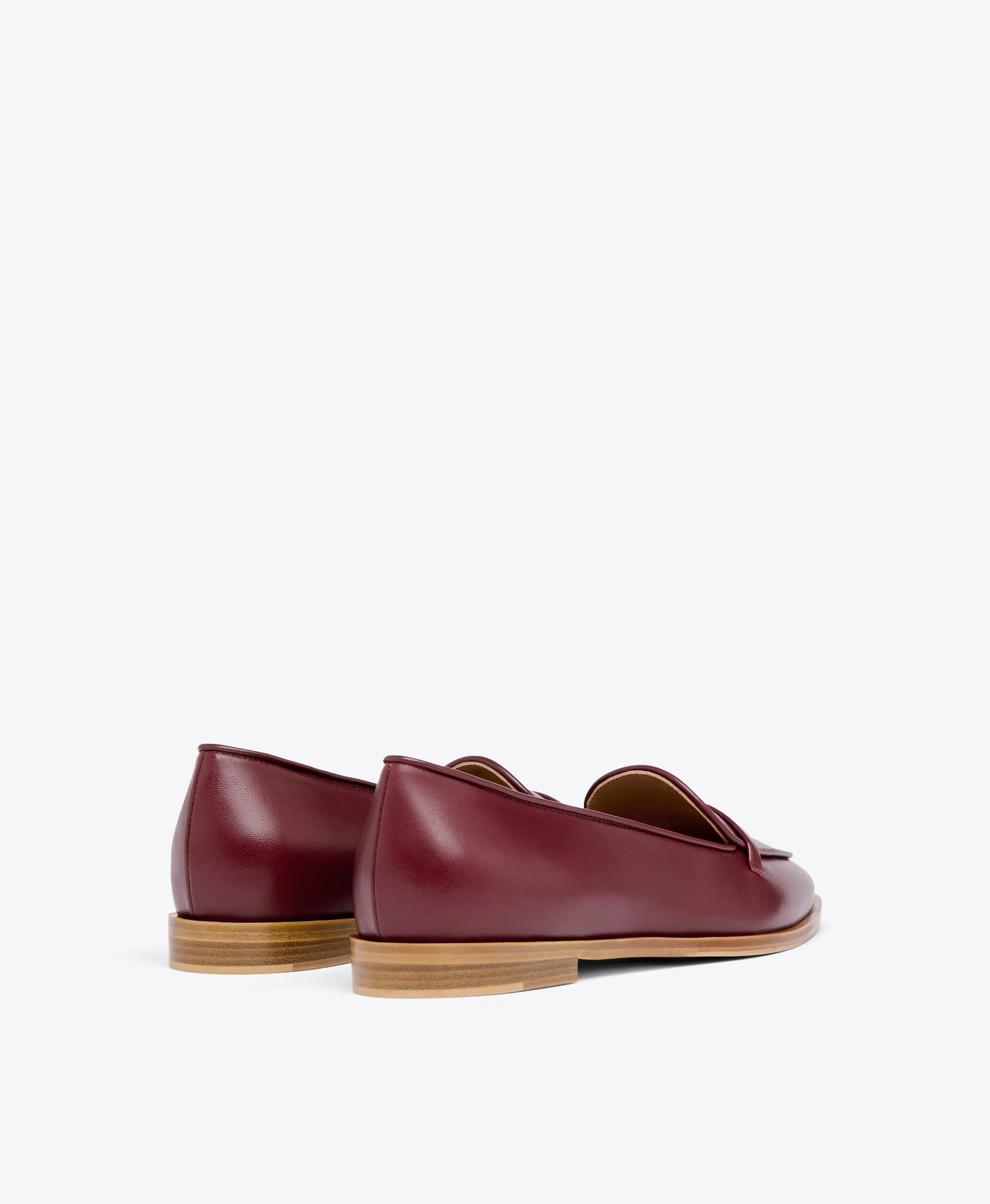 Barry Red Leather Loafers