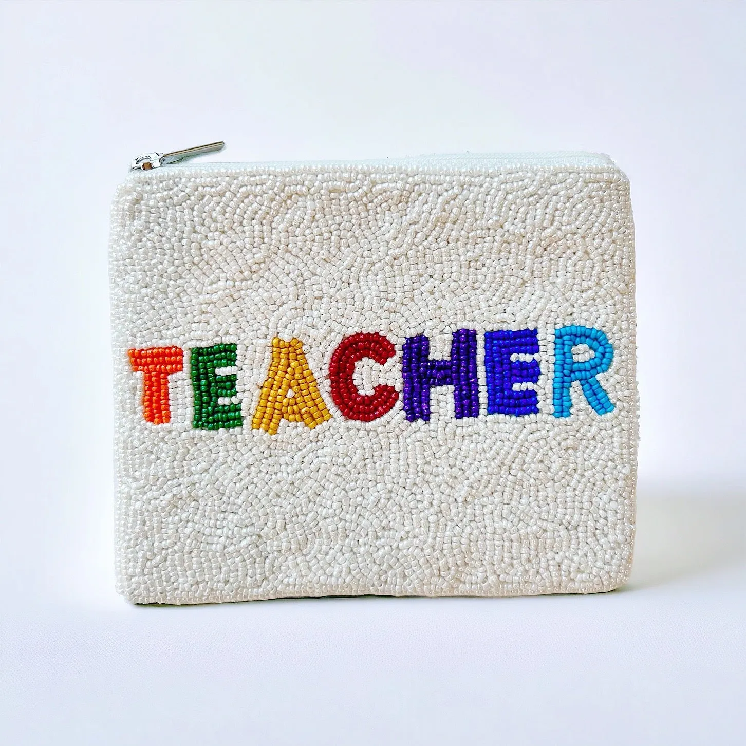 Beaded Teacher Coin Wallet