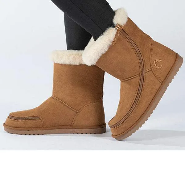 BILLY Chestnut Girls Cozy Adaptable Winter Boots