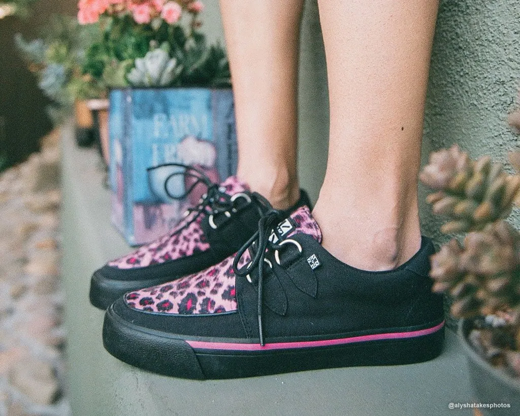 Black & Pink Leopard Sneaker