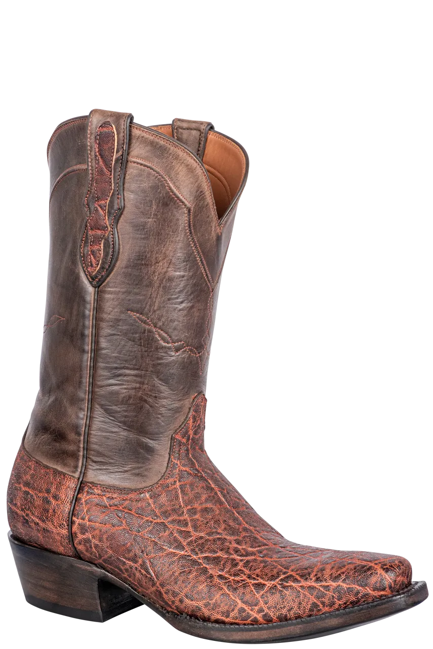 Black Jack Men's Vintage Elephant Cowboy Boots - Chestnut