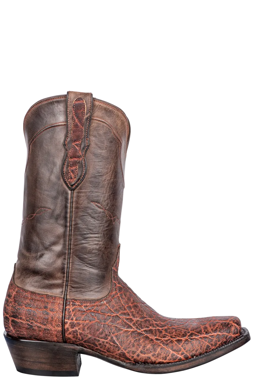 Black Jack Men's Vintage Elephant Cowboy Boots - Chestnut