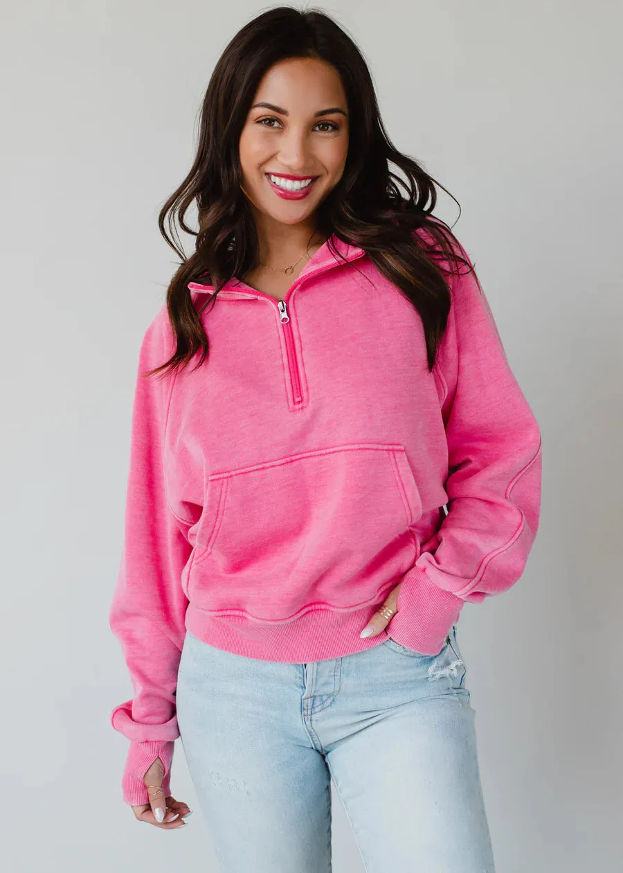 Bold & Bright Hoodie - Pink