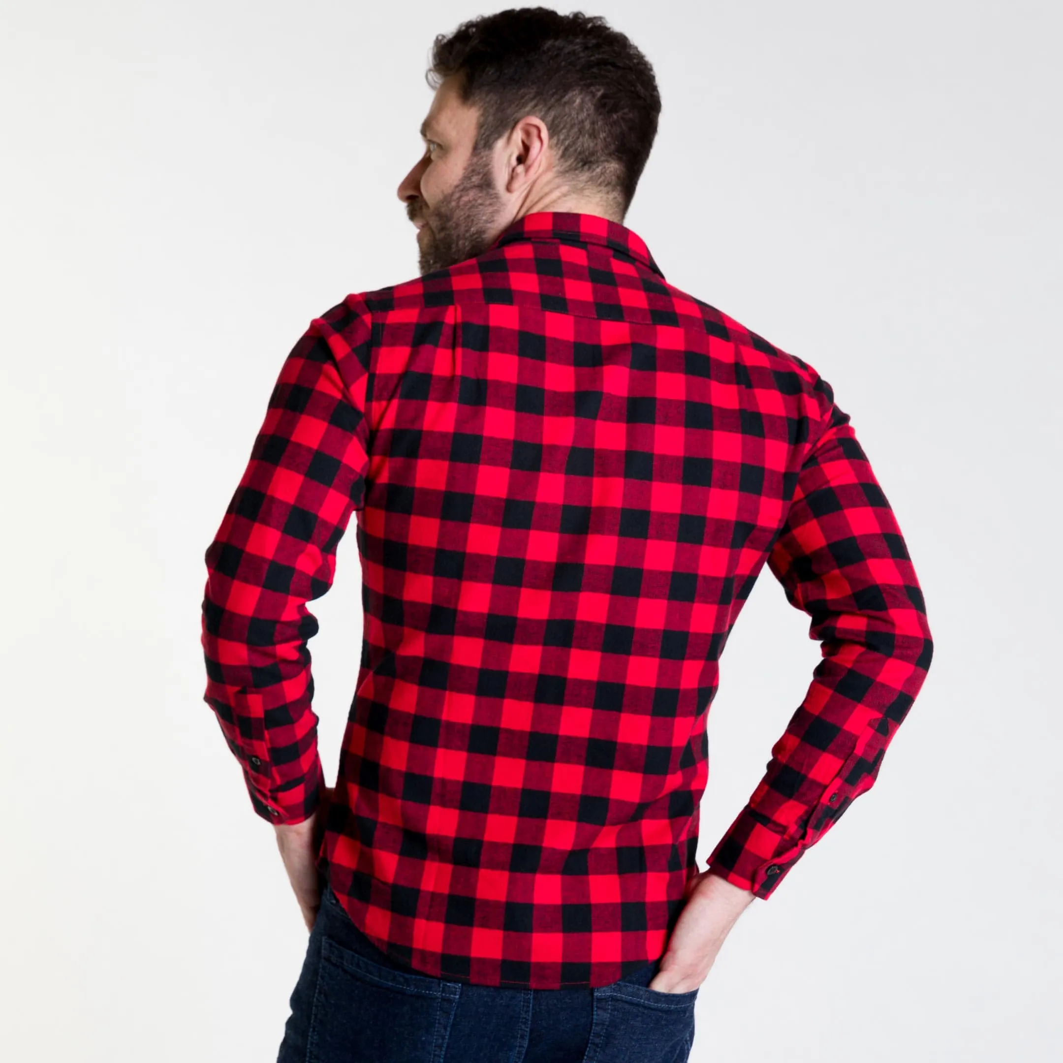 Buffalo Plaid Flannel Shirt