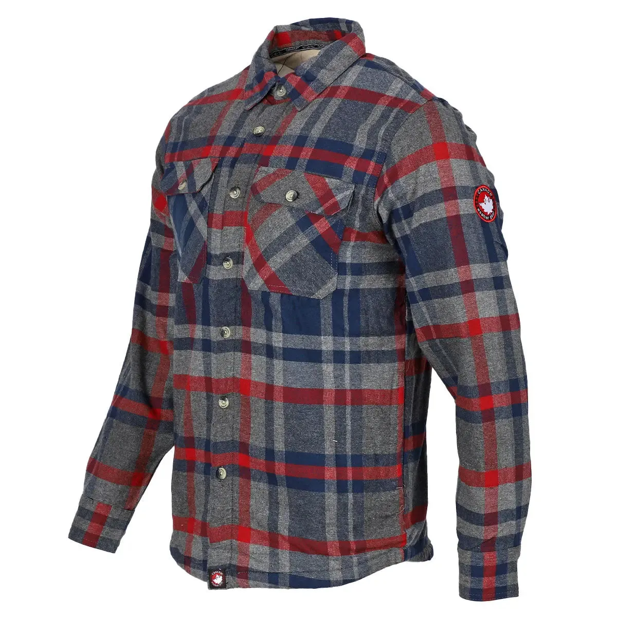 Canada Weather Gear Men's Fleece Lined Flannel