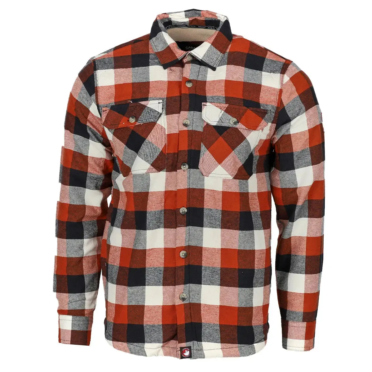 Canada Weather Gear Men's Fleece Lined Flannel