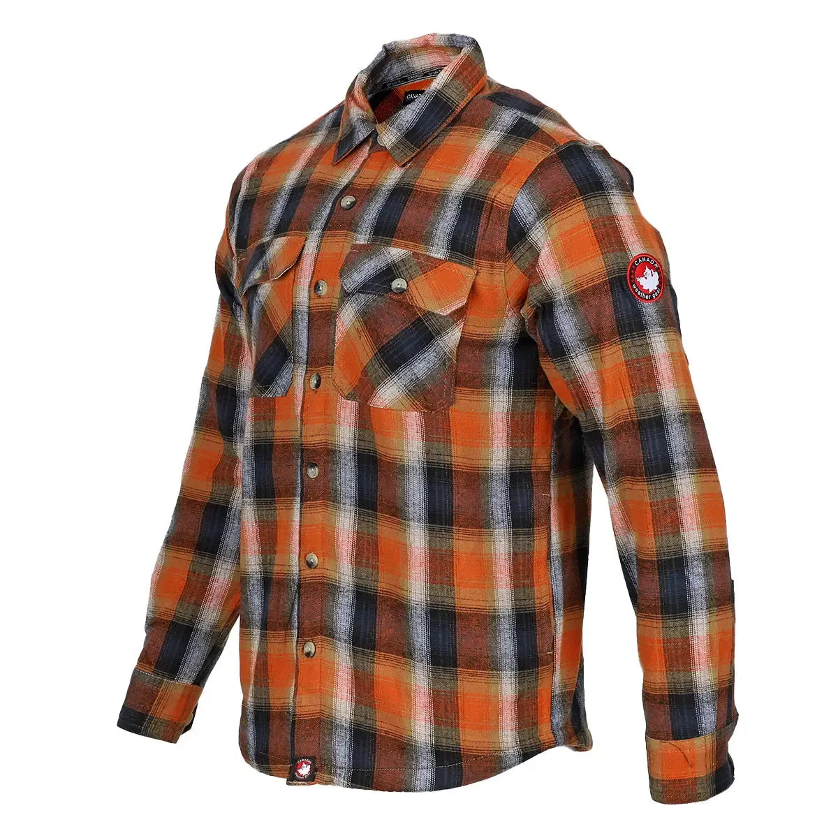 Canada Weather Gear Men's Fleece Lined Flannel