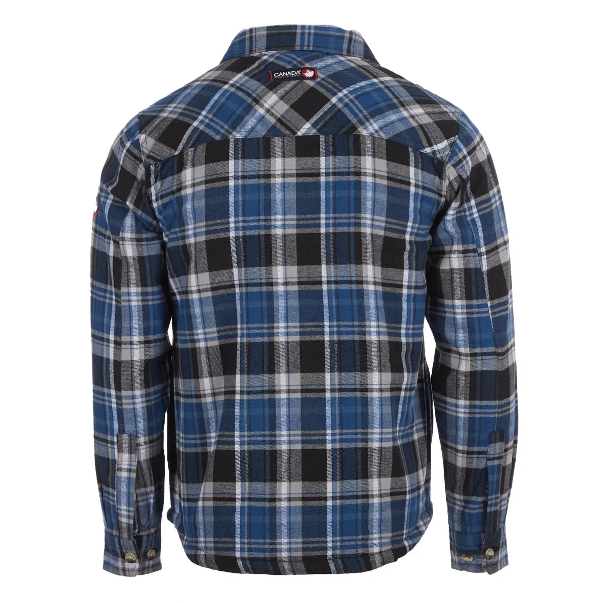 Canada Weather Gear Men's Sherpa Lined Flannel