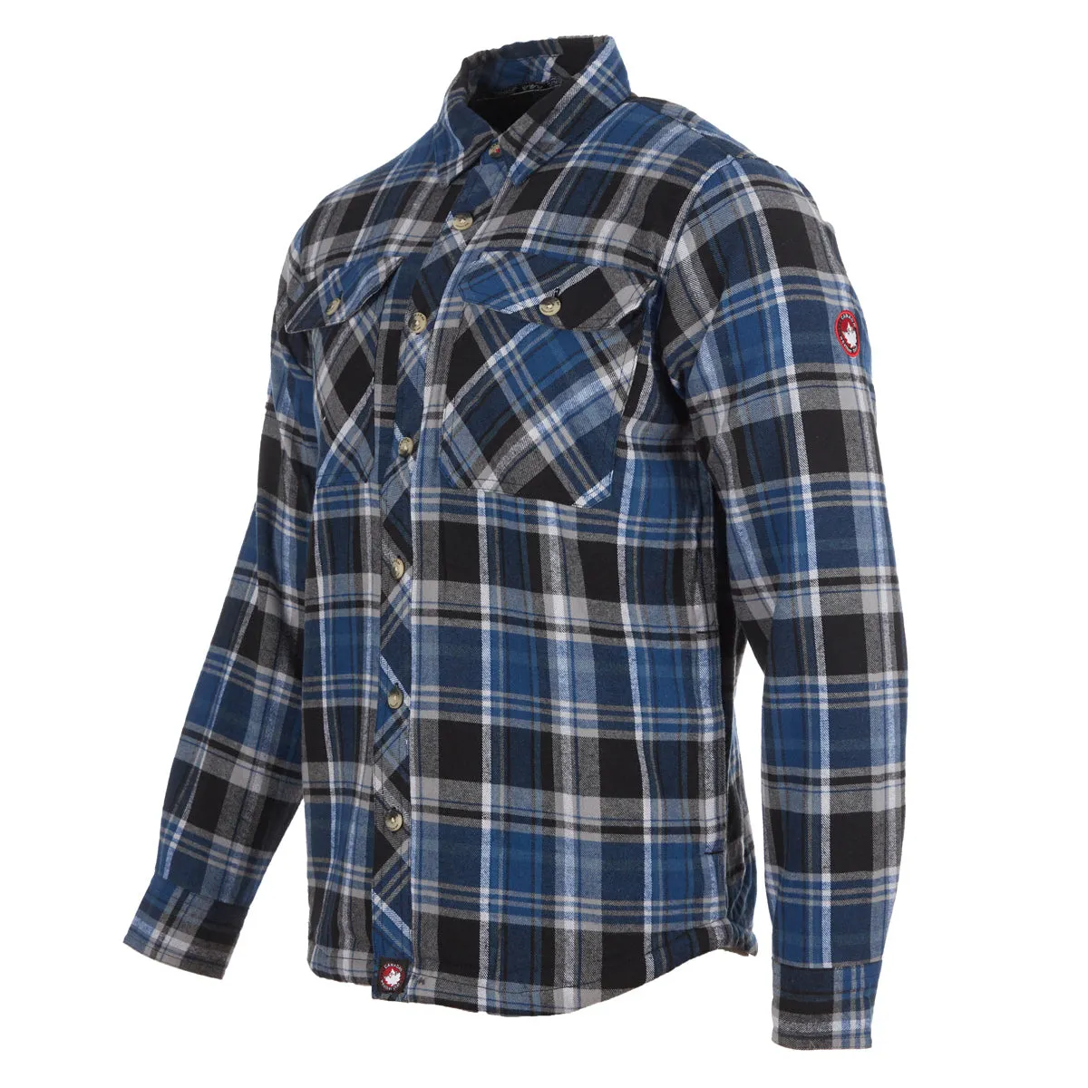 Canada Weather Gear Men's Sherpa Lined Flannel