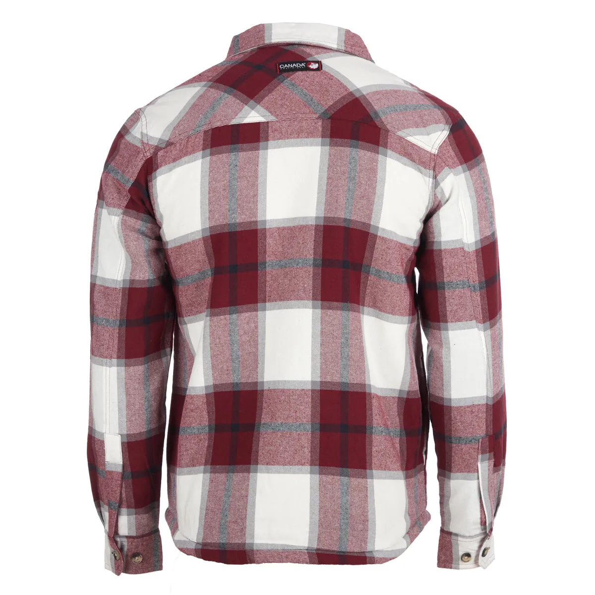 Canada Weather Gear Men's Sherpa Lined Flannel