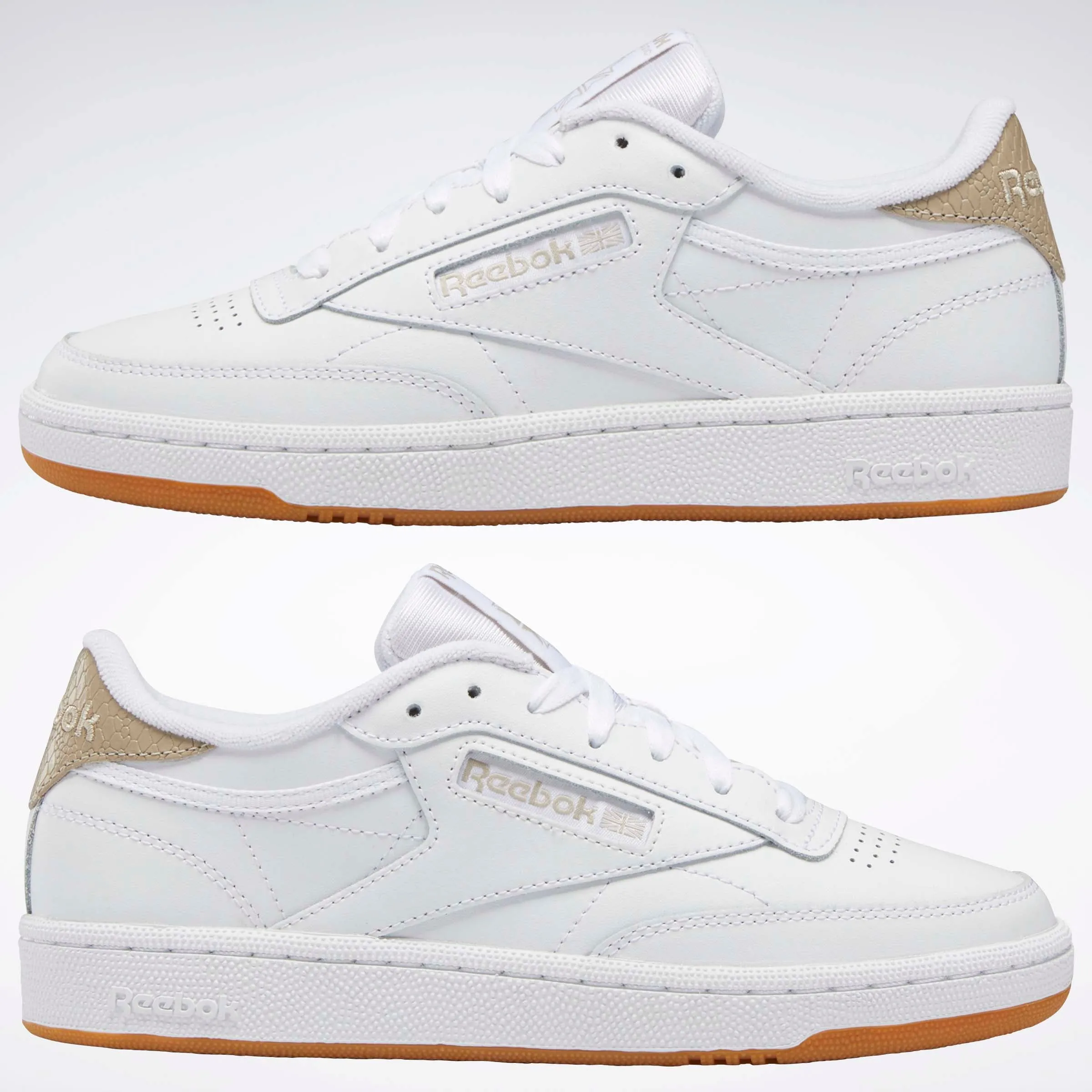 Club C 85 Women's Shoes White/White/Modern Beige