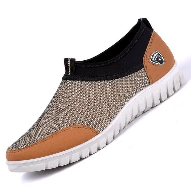 ComfyBoat Breatheable Slip Ons - Tan