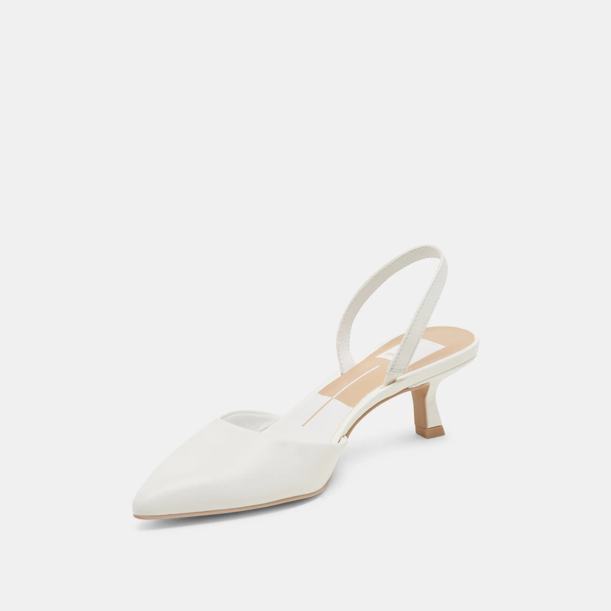 CORSA HEELS TRUE WHITE LEATHER