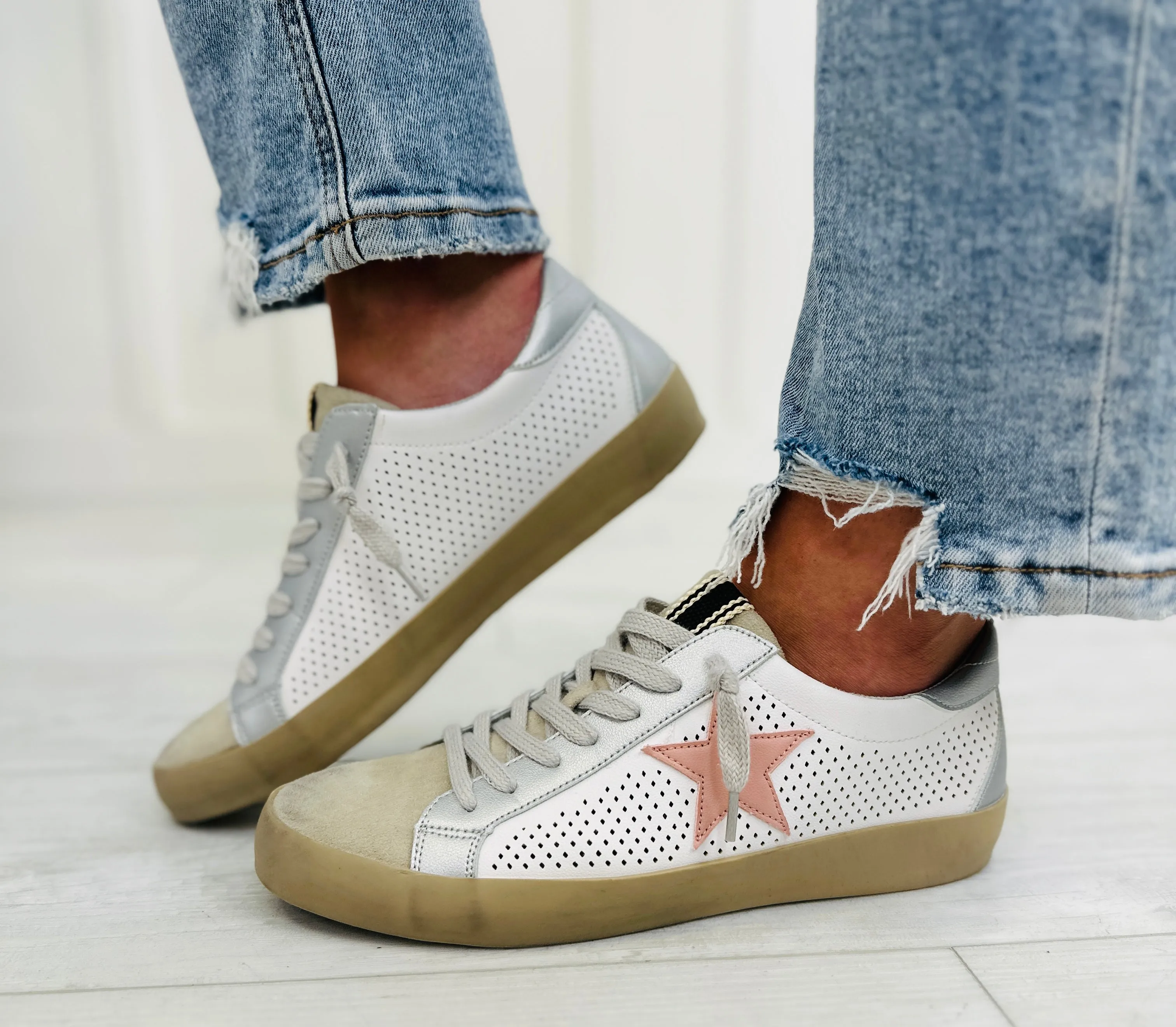 Counting The Stars Sneakers In White