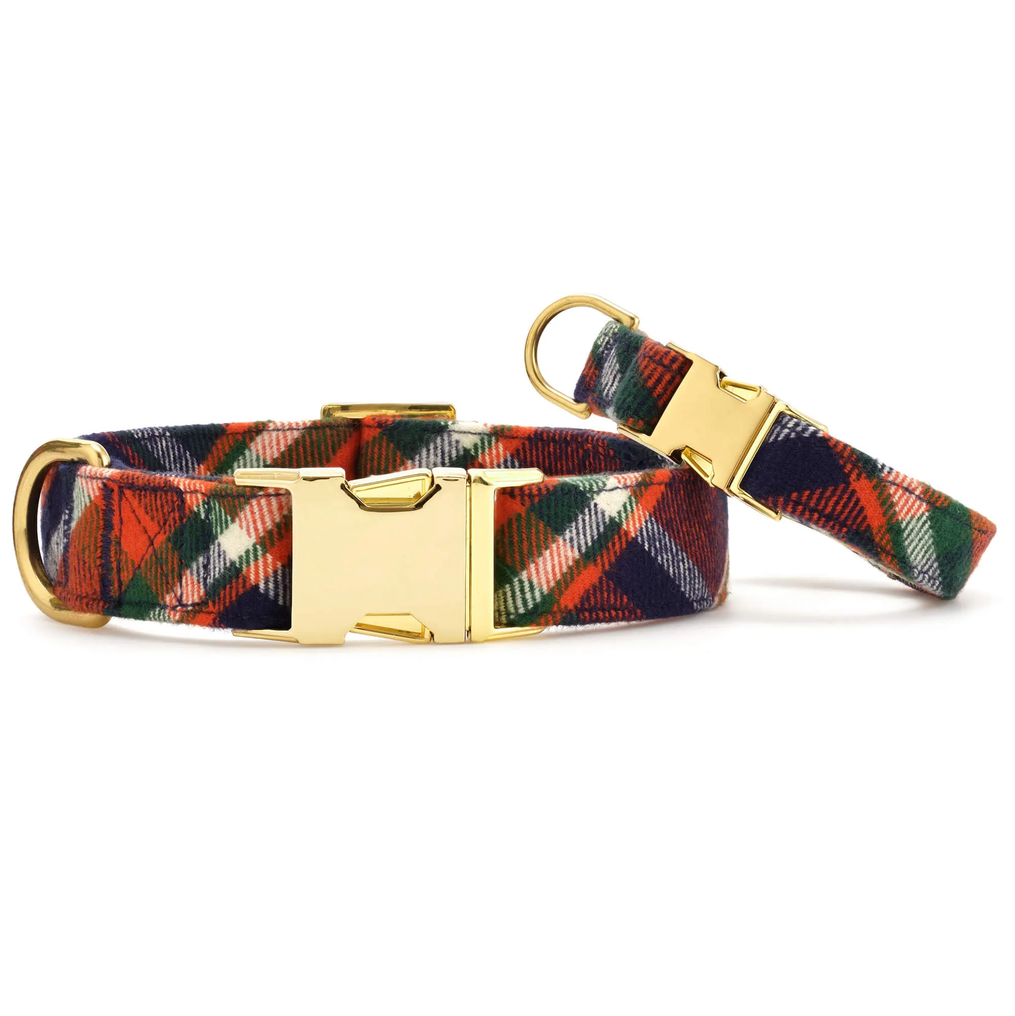 Dakota Plaid Flannel Dog Collar