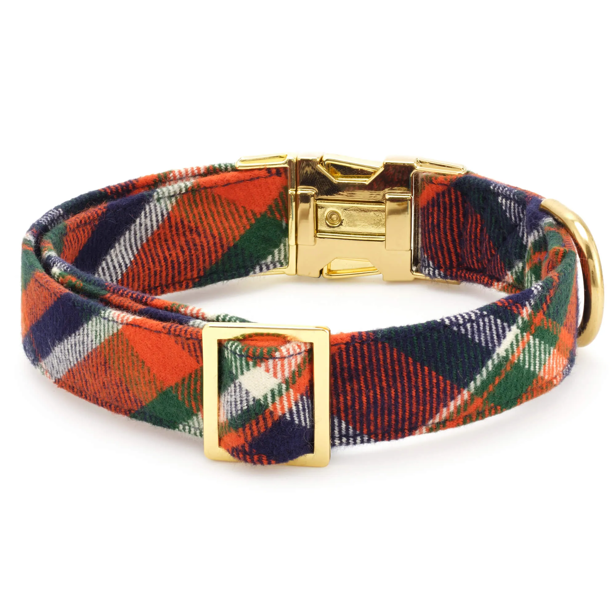 Dakota Plaid Flannel Dog Collar