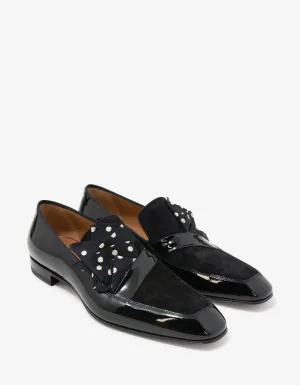 Dandy Me Patent & Suede Leather Loafers