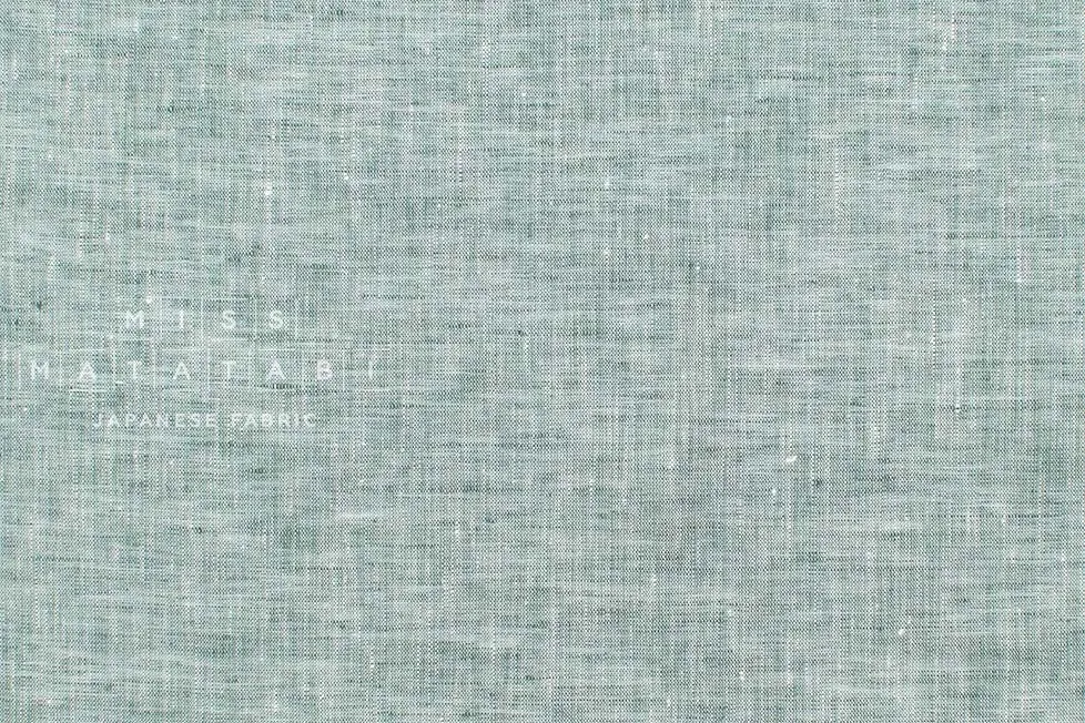 DEADSTOCK 100% Linen Chambray - green