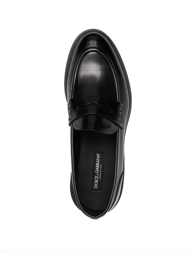 Dolce & Gabbana Brushed calfskin loafers