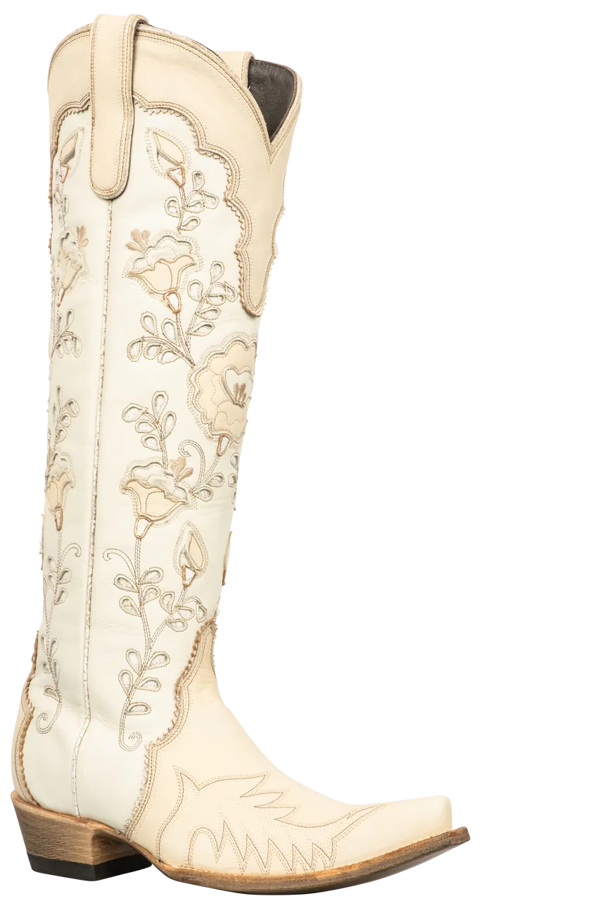 Double D Ranch by Old Gringo Women's Tenderfoot Tilly Cowgirl Boots - Bone