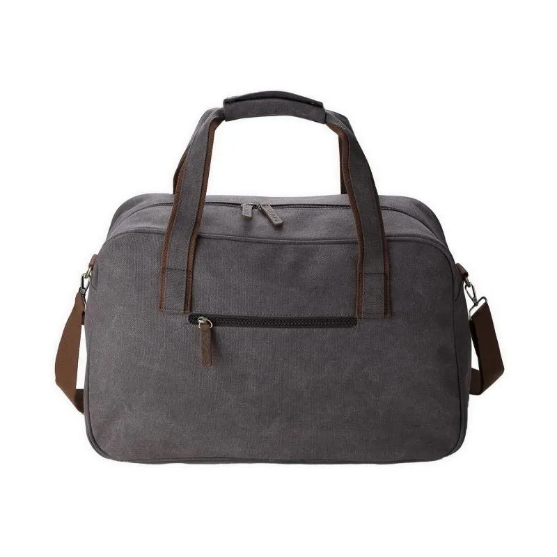 Escape Classic Canvas Weekender Travel Bag | Dark Grey