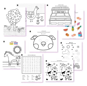 Farm Fresh Fun Kids Printables