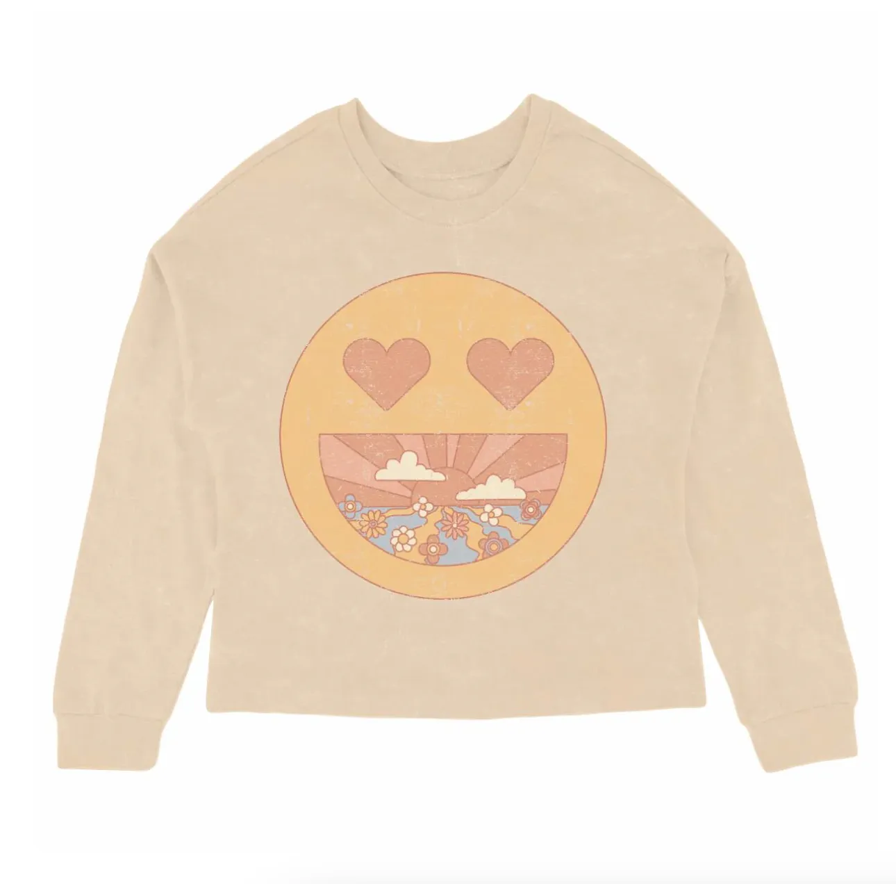 Get Happy Oversized L/S Tee