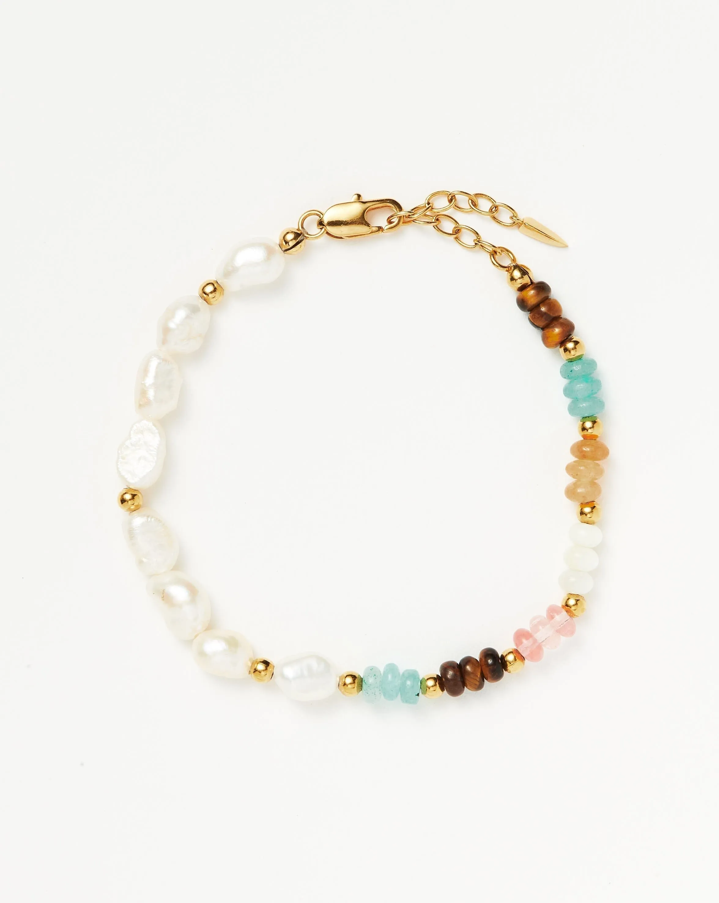 Good Vibes Pearl Multi Beaded Bracelet