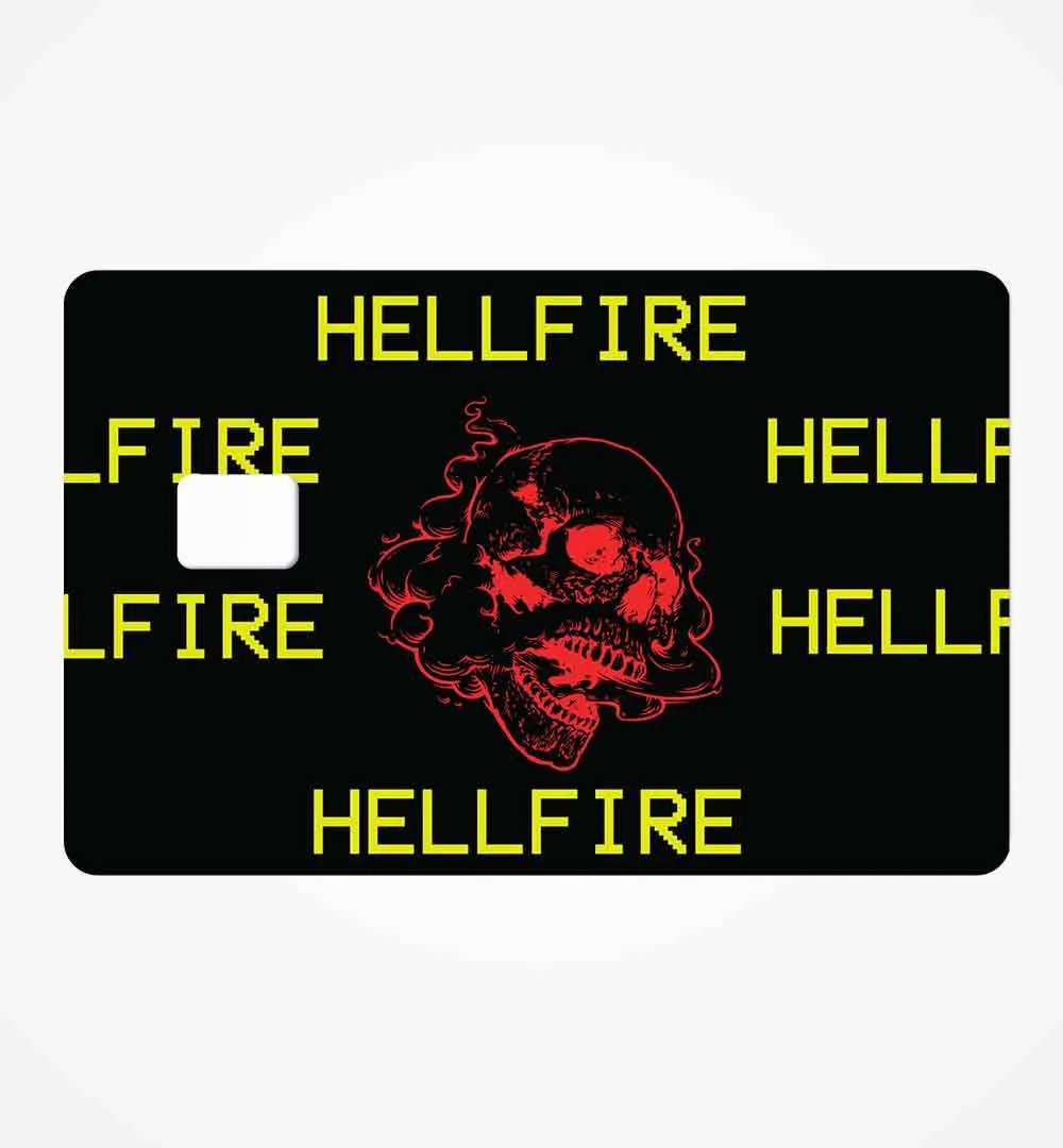 hell fire credit card skin