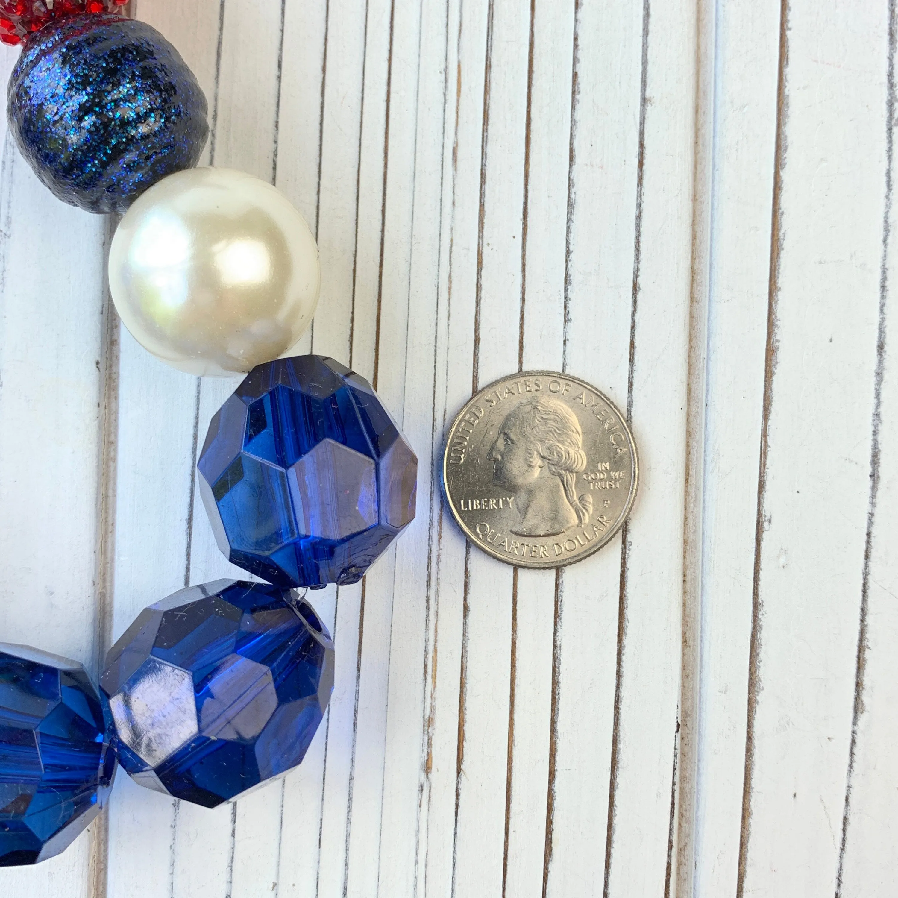 Independence Day Statement Necklace