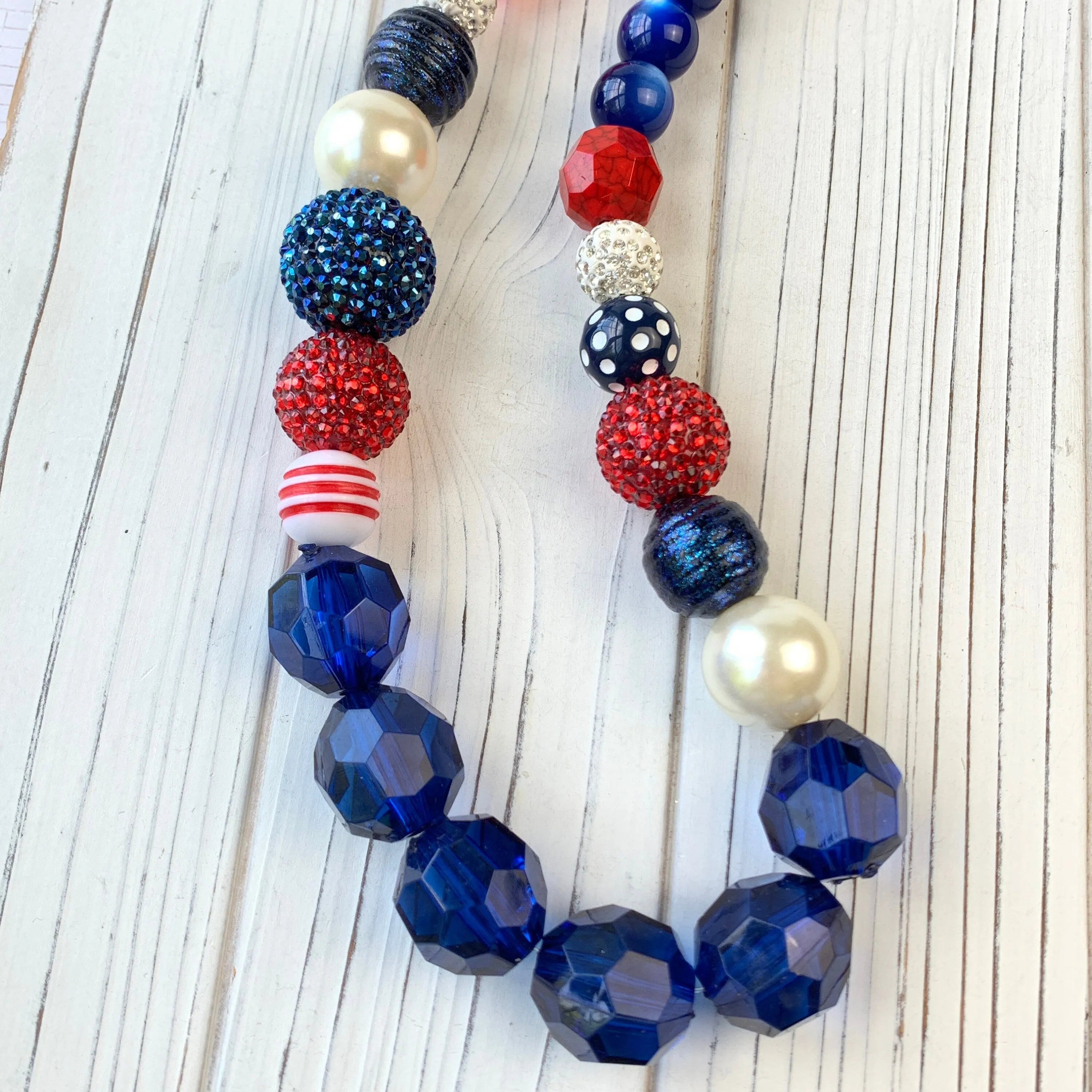 Independence Day Statement Necklace