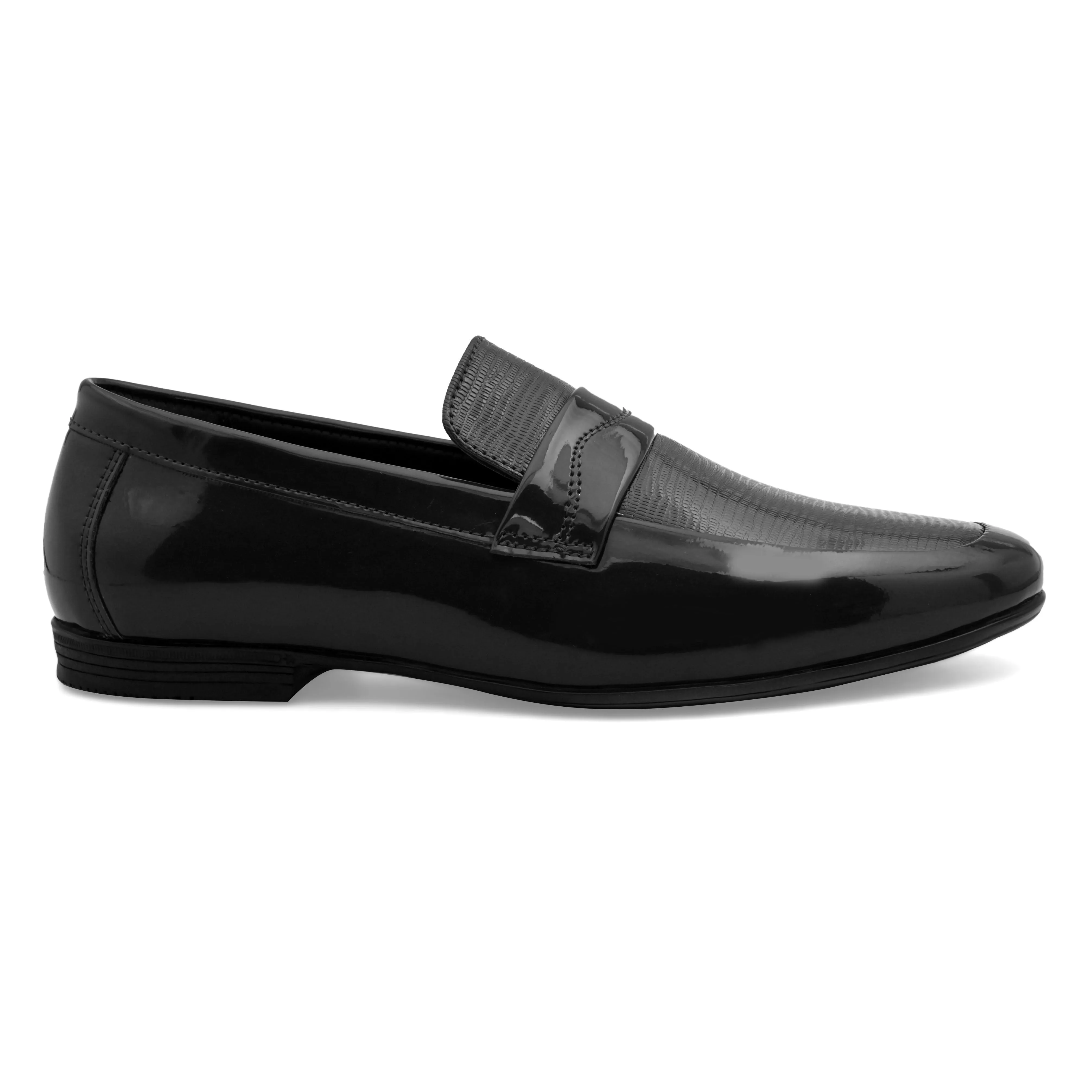 Irish Black Patent Slip-ons