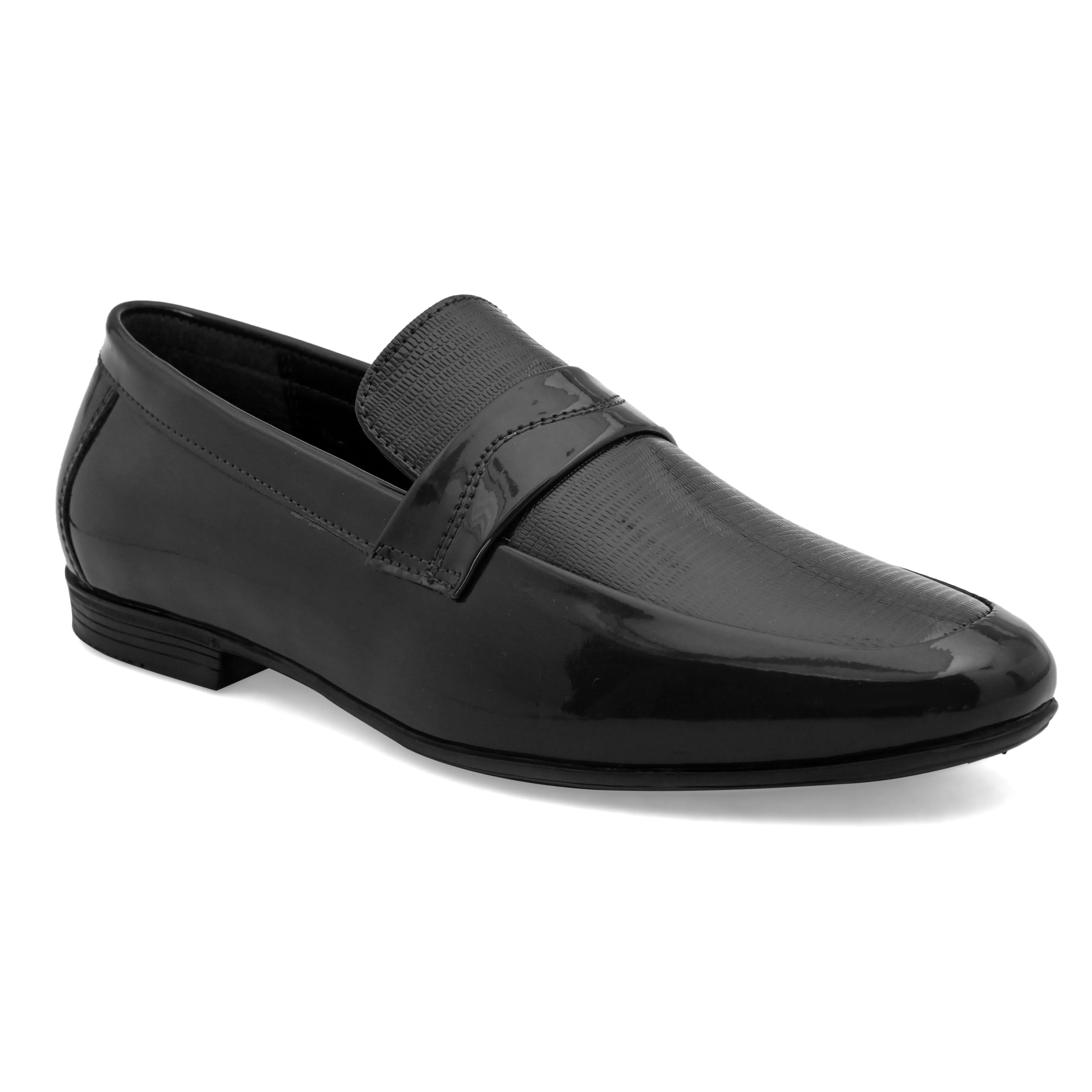 Irish Black Patent Slip-ons